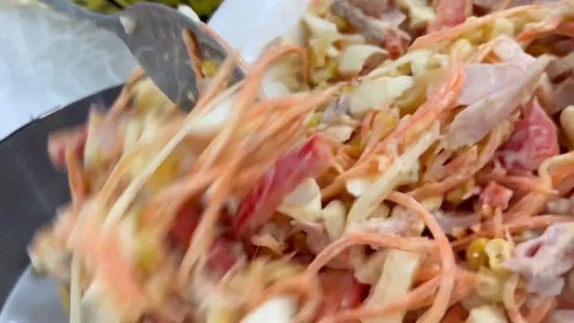 САЛАТ МОЗАЙКА СТАНЕТ ГЛАВНЫМ УКРАШЕНИЕМ стола на все ПРАЗДНИКИ ! смотреть онлайн