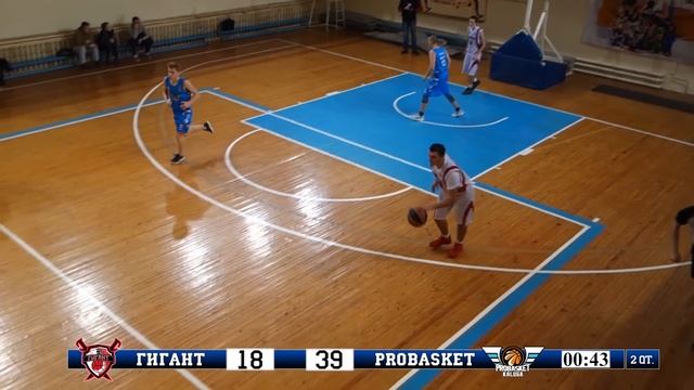 Гигант - ProBasket. МЛБЛ Калужской области. 2 тур. 4 ноября 2018 смотреть онлайн