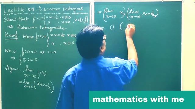 LECT NO: 09. RIEMANN INTEGRAL. SOLUTION OF A QUESTION BY B DASH SIR @mathematicswithme1396 смотреть онлайн