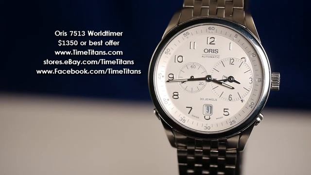 Oris 7513 Worldtimer Stainless Steel Oris 690 +/- GMT смотреть онлайн