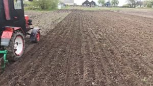 Испытание Самодельной Дисковой бороны по Вспашке!