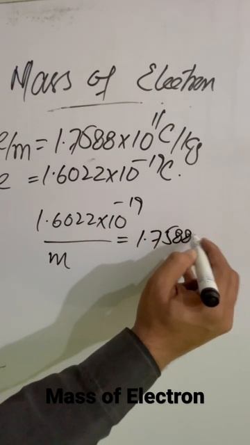 Mass of Electron // Calculate Mass of Electron//Charge to Mass Ratio of Electron смотреть онлайн