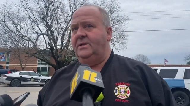 Zebulon Fire Marshal Chris Bissett on Code Red lockdown at middle school смотреть онлайн