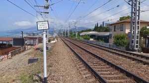 Электричка Ласточка Адлер - Сочи | Электропоезд ЭС1 | РЖД | Поезд | Красивый поезд