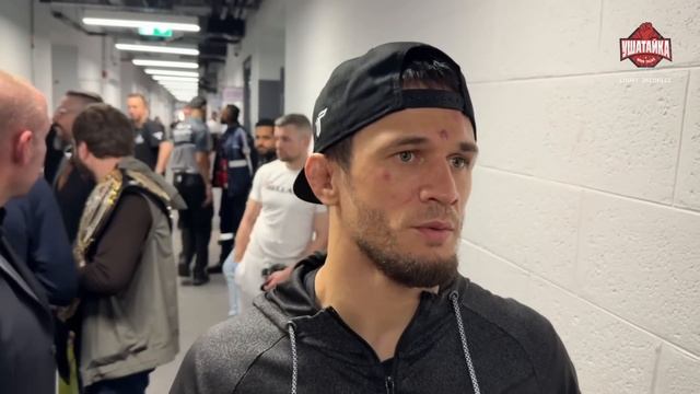 УСМАН НУРМАГОМЕДОВ после боя: "ХАБИБ СКАЗАЛ ПОКАЗАТЬ СЕРДЦЕ" / Нурмагомедов VS ирландец Пол Хьюз смотреть онлайн