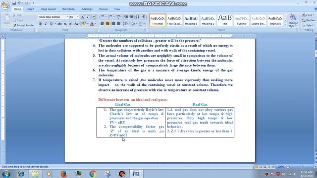 B.Sc II Sem. : Gaseous state | Kinetic theory of gases and deviation from ideal behaviour | 1 part смотреть онлайн