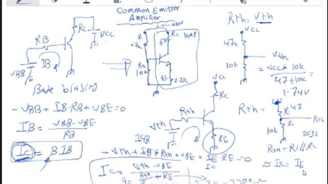 Common Emitter Amplifier Dc analysis Using multisim смотреть онлайн