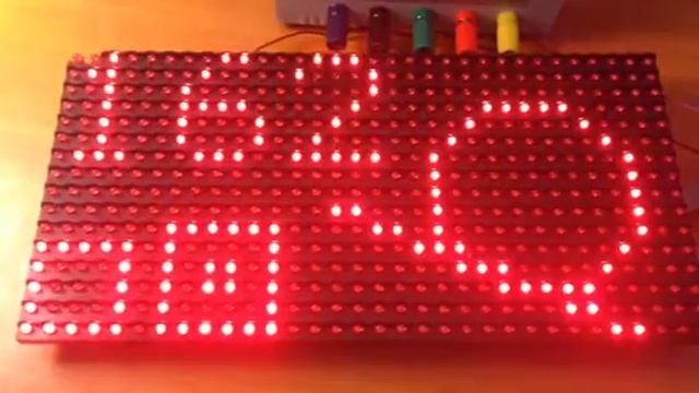 ESP8266 + Freetronics DMD - PWM Brightness Control смотреть онлайн