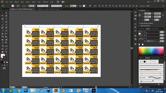 HOW TO ADD CROP MARKS | TRIM MARKS | ILLUSTRATOR TUTORIAL смотреть онлайн
