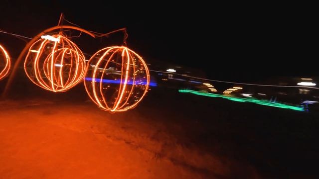 Ночная площадь. С Новым Годом, Ванино 🎄