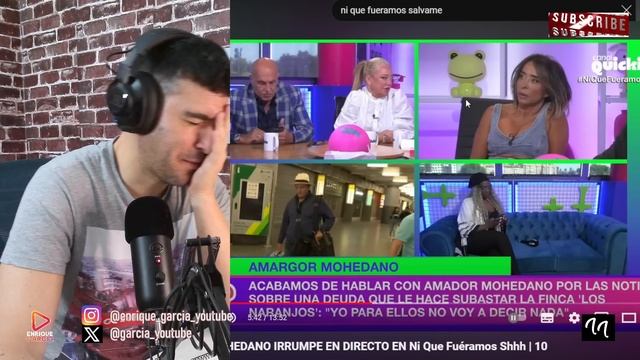 BRONCA ENTRE VÍCTOR SANDOVAL Y JUANJO VLOG EN PLENO DIRECTO DE NI QUE FUÉRAMOS POR AMADOR MOHEDANO смотреть онлайн