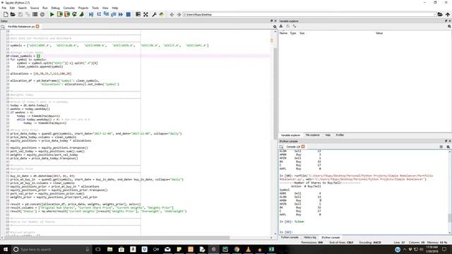 Portfolio Rebalancing With Python
