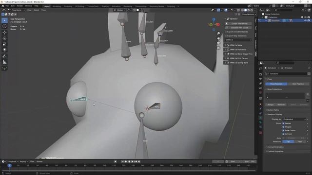 Памятка: VTUBE Как сделать VRM модель в Blender без Unity для Vseeface и настроить OBS [1/2]