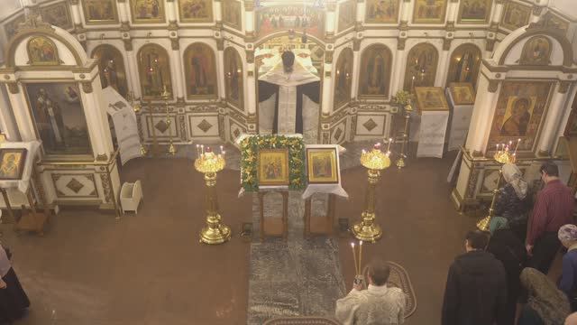 Запись трансляции 25 января 17:00. Всенощное бдение смотреть онлайн