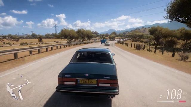 Forza Horizon 5 - Bentley Turbo R 1991 - Open World Free Roam Gameplay смотреть онлайн