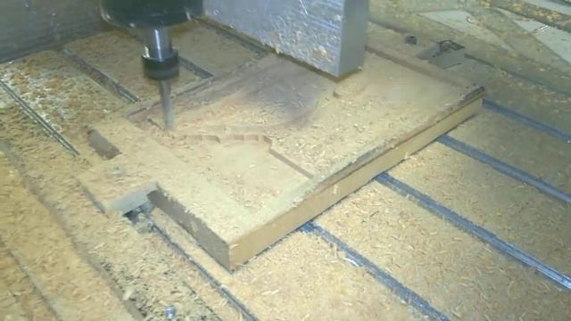 DIY CNC Machine testing (milling relief in cherry wood) смотреть онлайн