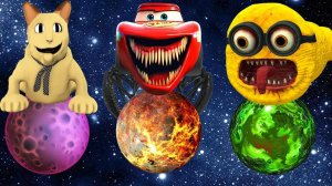 МЫ НАШЛИ ПЛАНЕТА КОТ БУ ИСПУГАЛСЯ МЕМ МОЛНИЯ МАКВИН МИНЬОН ПОЕЗД ПОЖИРАТЕЛЬ PLANETS Garry's Mod