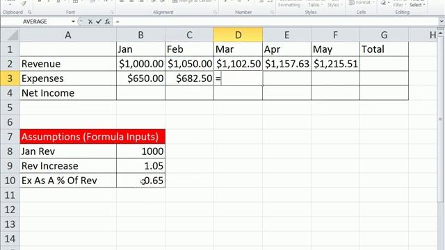 Office 2010 Class #19: Excel Intro Project 02: Formulas, Charts, Page Setup Net Income смотреть онлайн