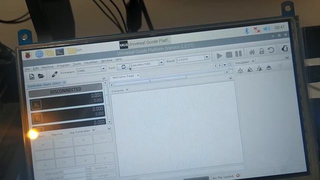 Homing cycle in mini CNC with UGS смотреть онлайн