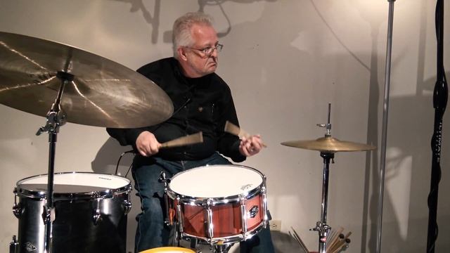 Steve Maxwell Vintage Drums - Drum Art 6.5x14" Stave Shell Snare Drum - Padouk! смотреть онлайн