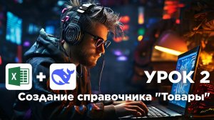 Создаем страницу "Товары" в Excel с помощью DeepSeek