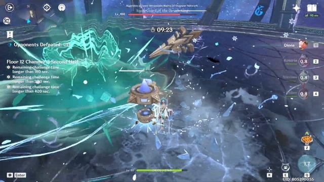 Spiral Abyss 3.1 Second Half - Bunny Amber - All 4-star Squad / 9-star Clear - Genshin Impact