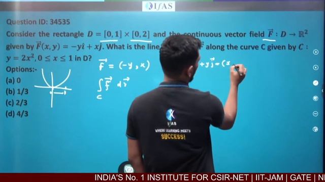 Mathematics Integral Calculus & Vector Calculus Paper Discussion | JNU Msc Entrance 2021 | IFAS смотреть онлайн