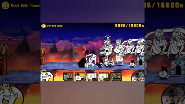 [The battle cats] Crazy cats (Insane) Crazed Titan смотреть онлайн