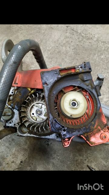 Чего только не приходится делать! Замена стартера бензопилы.