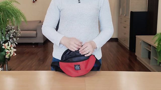 Сумка на пояс Polar П17002 (красная)