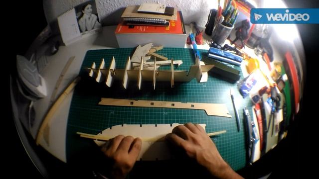 Building Albatros ship Scale 1/100 | Step by step Part 5 | Occre Model Kit смотреть онлайн