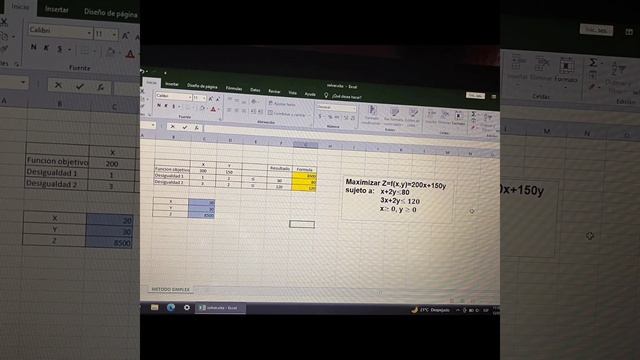 Método simplex con excel смотреть онлайн
