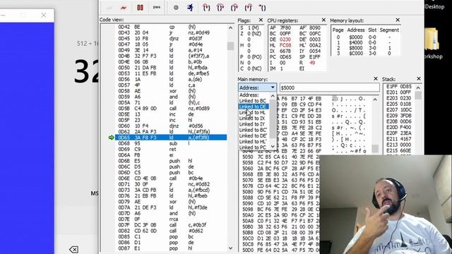 Workshop Programação C e Assembly para MSX - Sessão 18: O OpenMSX Debugger смотреть онлайн