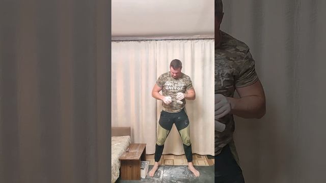 Денисовский Александр. Double Overhand двойная намотка. Круг 9мм х 178мм. 245кг. 2 мин. 30 сек.