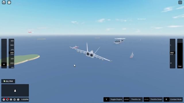 Attempting a cobra landing in Roblox Aircraft Carrier смотреть онлайн