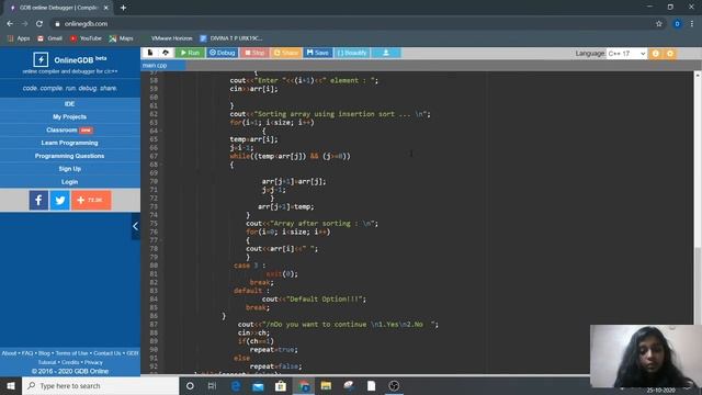 SORTING ALGORITHM (C++) смотреть онлайн