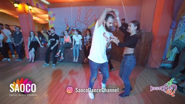 Samuel Funflow and Marina Pyatnitsyna Salsa Dancing at Rostov For Fun Fest 2018, Mon 05.11.2018 (SC смотреть онлайн