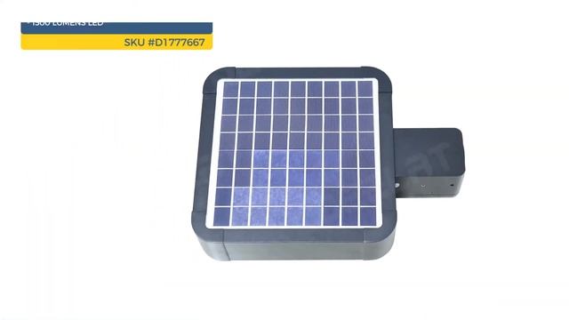 Solar Powered Area Light - 1500 Lumens LED D1777667 смотреть онлайн