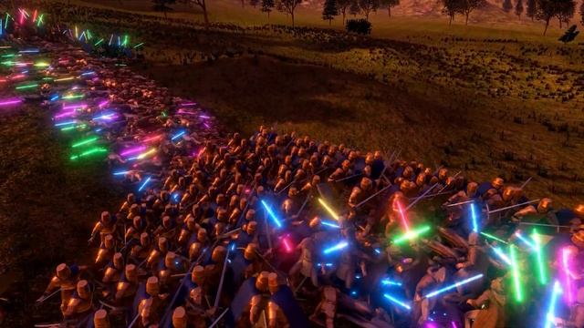 20.000 Lazer Knights VS 20.000 Golden Knights | Who is the Strongest? - UEBS смотреть онлайн