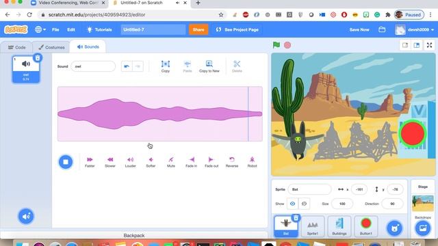 Scratch Programming - Batty Dash Game like Geometry Dash - by Shaurya & Nihal смотреть онлайн