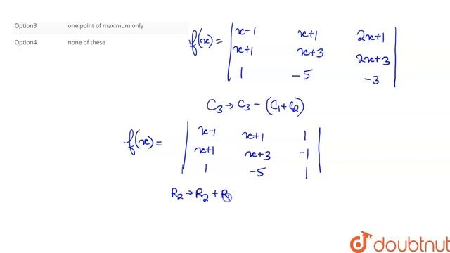 The function f(x) given by `f(x)=|{:(x-1", "x+1", "2x+1),(x+1", "x+3", "2x+3),(2x+1", "2 смотреть онлайн