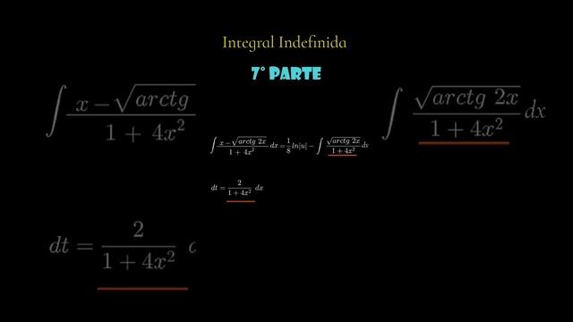 7°PARTE: Integral Indefinida #math_ematica_888 смотреть онлайн