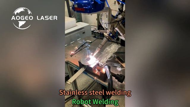 Robot laser welding machine - stainless steel welding смотреть онлайн
