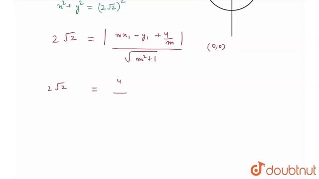 The equation of common tangent(s) to the parabola y^2=16 x\r\nand the circle x^2+y^2=8\r\nis/ar... смотреть онлайн