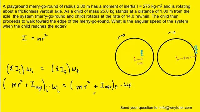 A playground merry-go-round of radius 2 m смотреть онлайн