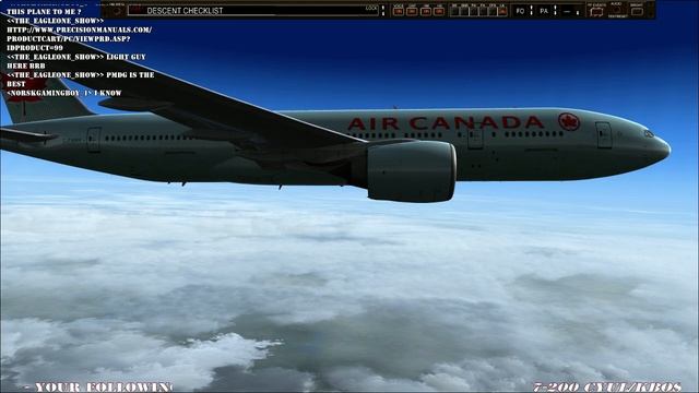Let's Fly: FSX PMDG 777 AIr Canada Stream 720/1080P...CYUL/KBOS. смотреть онлайн