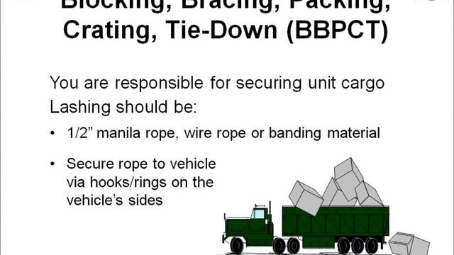 UMO 5 Unit Cargo Loading and Documentation - Unit Movement Officer 2014 смотреть онлайн