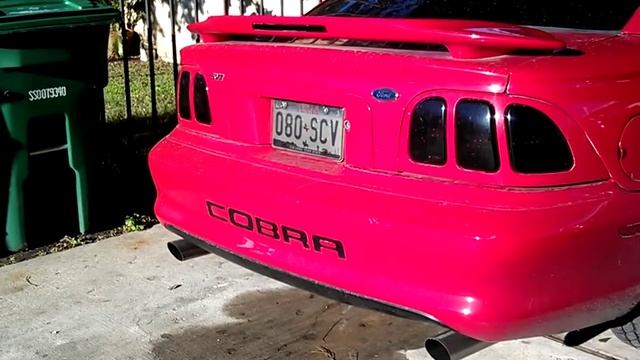 Red 95 Mustang Cobra 5.0