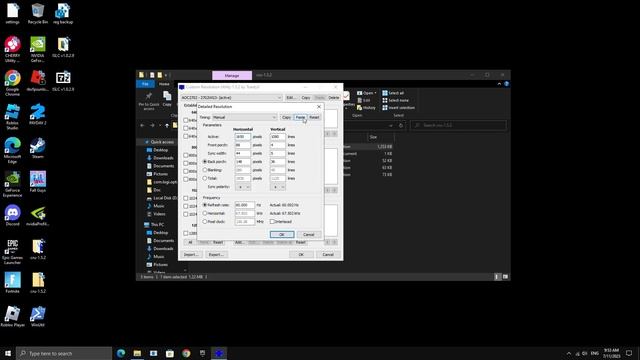 Display scaling CRU Method (Increase fps less delay!) смотреть онлайн