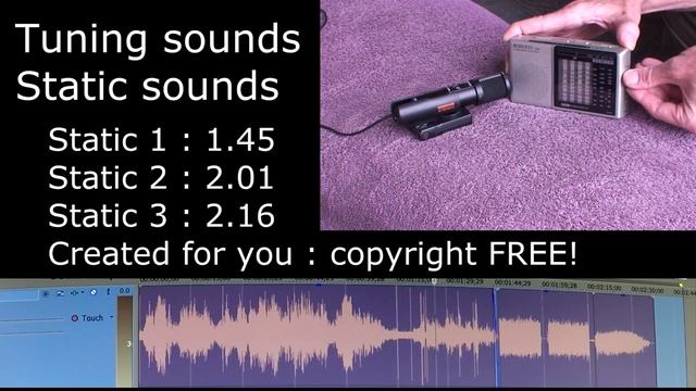 FM Radio Tuning Sounds ~ Old SW Static Old Radio Tuning Sounds